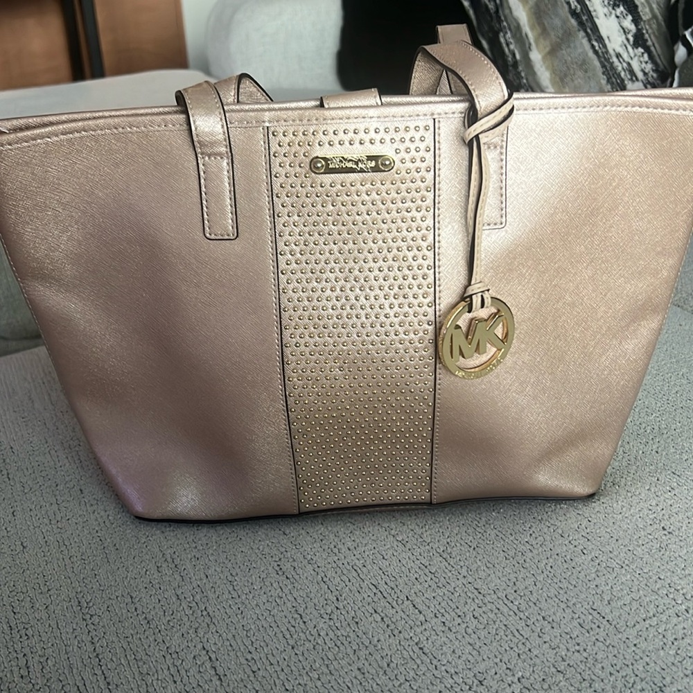 Michael Kors Rose Gold Tote